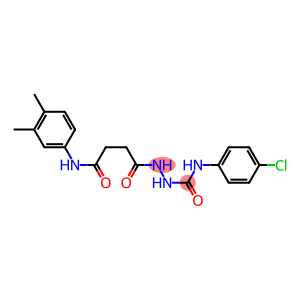 N-(4-chlorophenyl)-2-[4-(3,4-dimethylanilino)-4-oxobutanoyl]-1-hydrazinecarboxamide