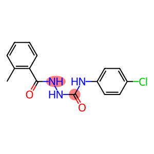 N-(4-chlorophenyl)-2-(2-methylbenzoyl)-1-hydrazinecarboxamide