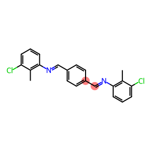 N-(3-chloro-2-methylphenyl)-N-[(E)-(4-{[(3-chloro-2-methylphenyl)imino]methyl}phenyl)methylidene]amine