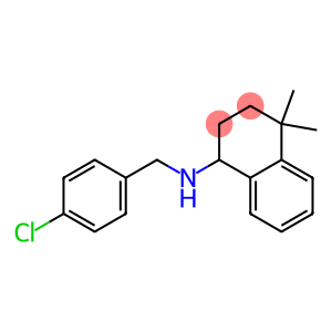 N-[(4-chlorophenyl)methyl]-4,4-dimethyl-1,2,3,4-tetrahydronaphthalen-1-amine