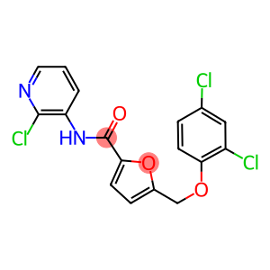 N-(2-chloro-3-pyridinyl)-5-[(2,4-dichlorophenoxy)methyl]-2-furamide