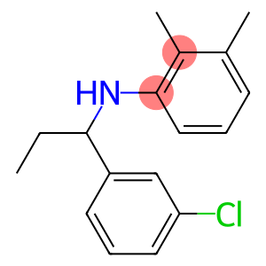 N-[1-(3-chlorophenyl)propyl]-2,3-dimethylaniline