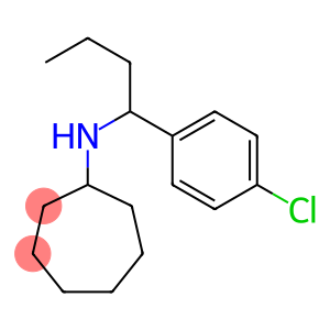 N-[1-(4-chlorophenyl)butyl]cycloheptanamine