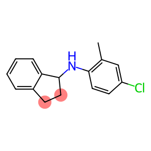 N-(4-chloro-2-methylphenyl)-2,3-dihydro-1H-inden-1-amine