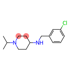 N-[(3-chlorophenyl)methyl]-1-(propan-2-yl)piperidin-4-amine