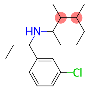 N-[1-(3-chlorophenyl)propyl]-2,3-dimethylcyclohexan-1-amine