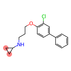 N-[3-(2-chloro-4-phenylphenoxy)propyl]cyclopropanamine