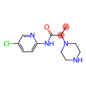 N-(5-chloropyridin-2-yl)-2-(piperazin-1-yl)propanamide