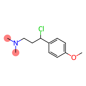 N-[3-chloro-3-(4-methoxyphenyl)propyl]-N,N-dimethylamine