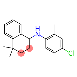 N-(4-chloro-2-methylphenyl)-4,4-dimethyl-1,2,3,4-tetrahydronaphthalen-1-amine