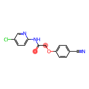 N-(5-chloropyridin-2-yl)-2-(4-cyanophenoxy)acetamide
