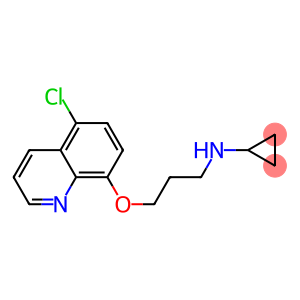 N-{3-[(5-chloroquinolin-8-yl)oxy]propyl}cyclopropanamine