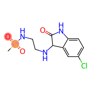 N-{2-[(5-chloro-2-oxo-2,3-dihydro-1H-indol-3-yl)amino]ethyl}methanesulfonamide