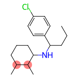 N-[1-(4-chlorophenyl)butyl]-2,3-dimethylcyclohexan-1-amine