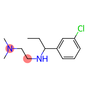 N'-[1-(3-chlorophenyl)propyl]-N,N-dimethylethane-1,2-diamine