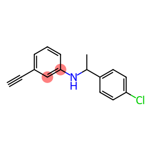 N-[1-(4-chlorophenyl)ethyl]-3-ethynylaniline