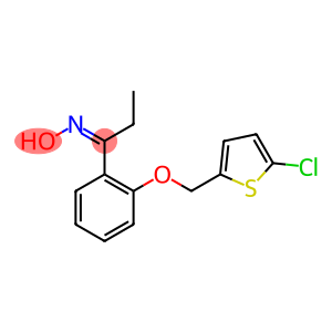 N-(1-{2-[(5-chlorothiophen-2-yl)methoxy]phenyl}propylidene)hydroxylamine