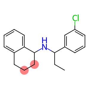 N-[1-(3-chlorophenyl)propyl]-1,2,3,4-tetrahydronaphthalen-1-amine