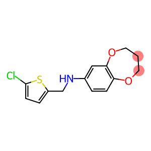 N-[(5-chlorothiophen-2-yl)methyl]-3,4-dihydro-2H-1,5-benzodioxepin-7-amine