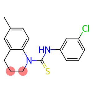 N1-(3-chlorophenyl)-6-methyl-1,2,3,4-tetrahydroquinoline-1-carbothioamide