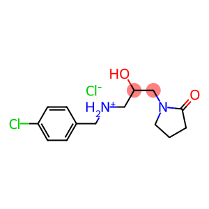 N-(4-chlorobenzyl)-2-hydroxy-3-(2-oxo-1-pyrrolidinyl)-1-propanaminium chloride