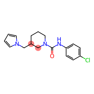 N1-(4-chlorophenyl)-3-(1H-pyrrol-1-ylmethyl)piperidine-1-carboxamide