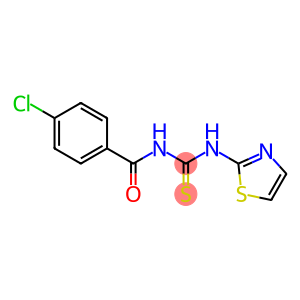 N-(4-chlorobenzoyl)-N'-(1,3-thiazol-2-yl)thiourea