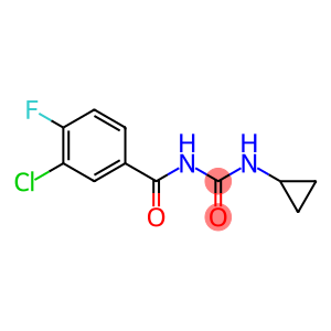 N-(3-chloro-4-fluorobenzoyl)-N'-cyclopropylurea