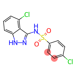 N1-(4-chloro-1H-indazol-3-yl)-4-chlorobenzene-1-sulfonamide