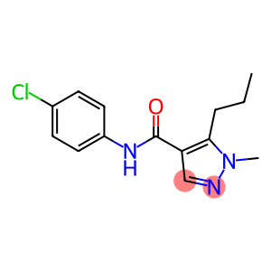 N4-(4-chlorophenyl)-1-methyl-5-propyl-1H-pyrazole-4-carboxamide