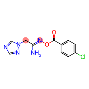 N'-[(4-chlorobenzoyl)oxy]-2-(1H-1,2,4-triazol-1-yl)ethanimidamide