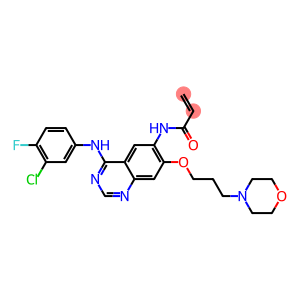 N-[4-[(3-chloro-4-fluoro-phenyl)amino]-7-(3-morpholin-4-ylpropoxy)quinazolin-6-yl]prop-2-enamide