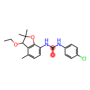 N-(4-chlorophenyl)-N'-(3-ethoxy-2,2,4-trimethyl-2,3-dihydro-1-benzofuran-7-yl)urea