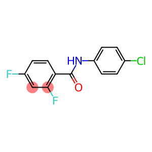 N-(4-chlorophenyl)-2,4-difluorobenzenecarboxamide