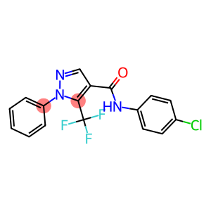 N-(4-CHLOROPHENYL)-1-PHENYL-5-(TRIFLUOROMETHYL)-1H-PYRAZOLE-4-CARBOXAMIDE
