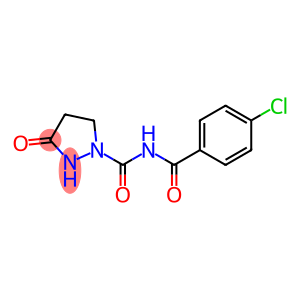 N-(4-Chlorobenzoyl)-3-oxo-1-pyrazolidinecarboxanmide