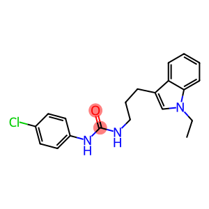 N-(4-CHLOROPHENYL)-N'-[3-(1-ETHYL-1H-INDOL-3-YL)PROPYL]UREA