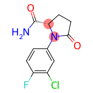 N-(3-CHLORO-4-FLUOROPHENYL)-5-OXOPROLINAMIDE