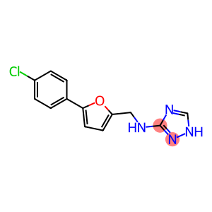 N-((5-(4-CHLOROPHENYL)-2-FURYL)METHYL)-1H-1,2,4-TRIAZOL-3-AMINE