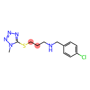 N-(4-CHLOROBENZYL)-3-((1-METHYL-1H-TETRAZOL-5-YL)THIO)PROPAN-1-AMINE