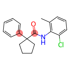 N-(2-CHLORO-6-METHYLPHENYL)(PHENYLCYCLOPENTYL)FORMAMIDE