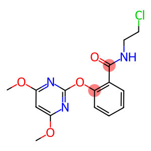 N-(2-CHLOROETHYL)-2-[(4,6-DIMETHOXYPYRIMIDIN-2-YL)OXY]BENZAMIDE