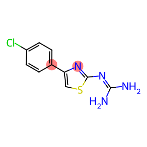 N''-[4-(4-CHLOROPHENYL)-1,3-THIAZOL-2-YL]GUANIDINE