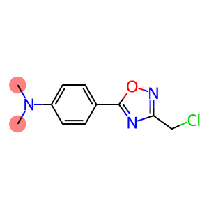 N-[4-[3-(CHLOROMETHYL)-1,2,4-OXADIAZOL-5-YL]PHENYL]-N,N-DIMETHYLAMINE