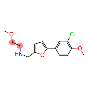 N-((5-(3-CHLORO-4-METHOXYPHENYL)-2-FURYL)METHYL)-2-METHOXYETHANAMINE