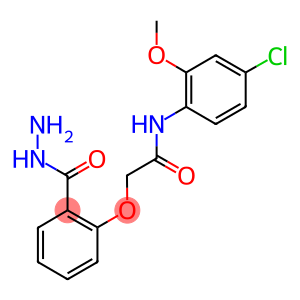 N-(4-CHLORO-2-METHOXY-PHENYL)-2-(2-HYDRAZINOCARBONYL-PHENOXY)-ACETAMIDE