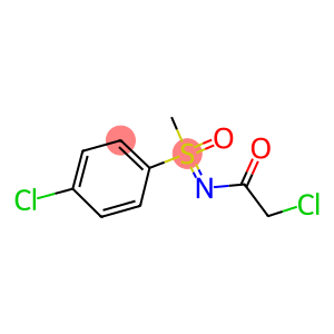 N1-[1-(4-CHLOROPHENYL)-1-METHYL-1-OXO-LAMBDA6-SULFANYLIDENE]-2-CHLOROACETAMIDE