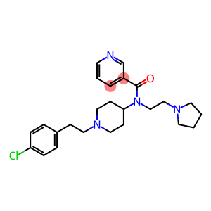 N-(1-[2-(4-CHLOROPHENYL)ETHYL]PIPERIDIN-4-YL)-N-(2-PYRROLIDIN-1-YLETHYL)NICOTINAMIDE