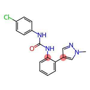 N-(4-CHLOROPHENYL)-N'-[2-(1-METHYL-1H-PYRAZOL-4-YL)PHENYL]UREA