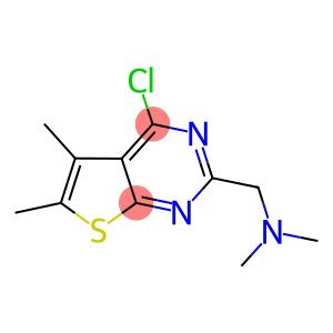 N-[(4-CHLORO-5,6-DIMETHYLTHIENO[2,3-D]PYRIMIDIN-2-YL)METHYL]-N,N-DIMETHYLAMINE